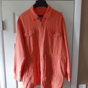 Women's Orange Jacket/coverup